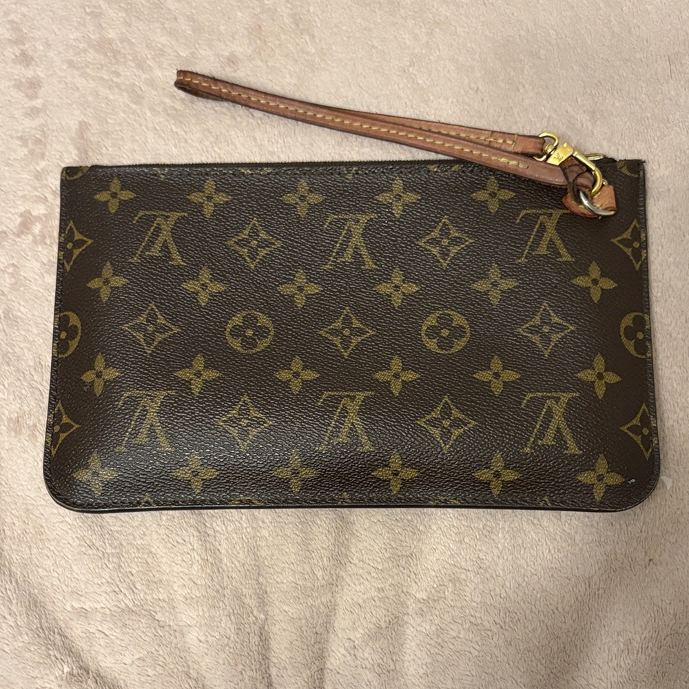 Louis Vuitton Brown Monogram Wristlet